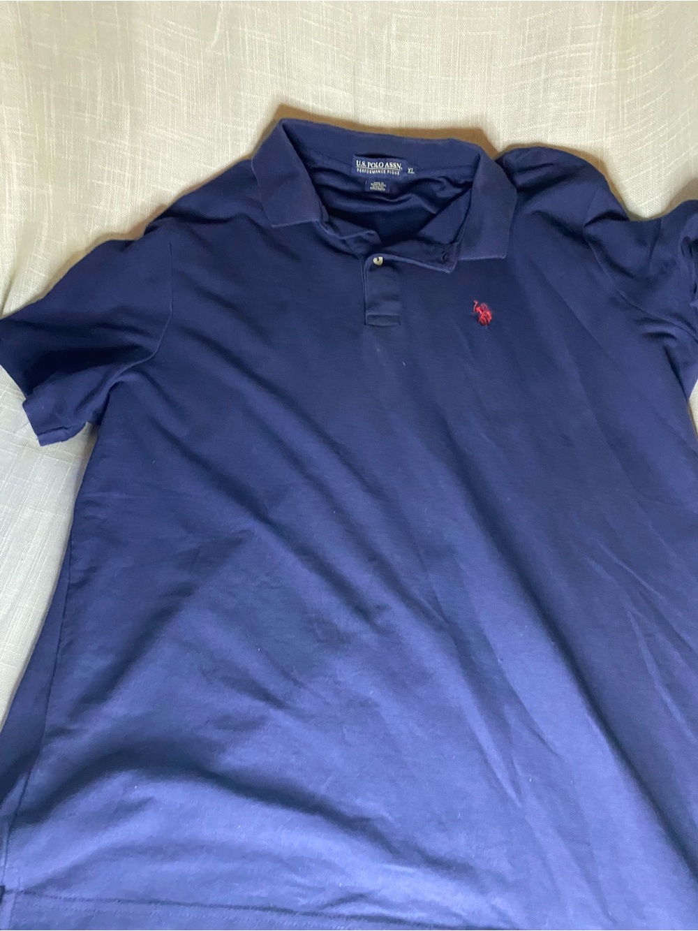 Polo by Ralph Lauren Navy Polo with Red Pony Logo
